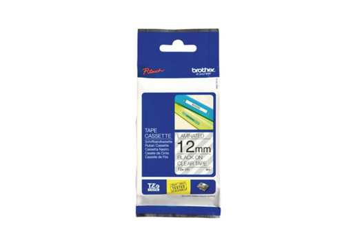 [BRO131] Brother Tape P-Touch 12mm Black on Transparent TZ2131