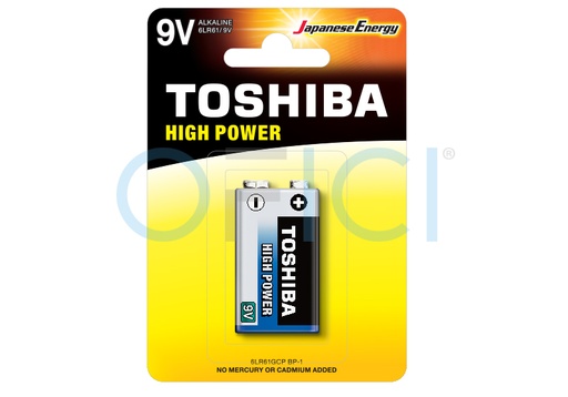 [152653] TOSHIBA Battery 9V Alkaline 6LR61